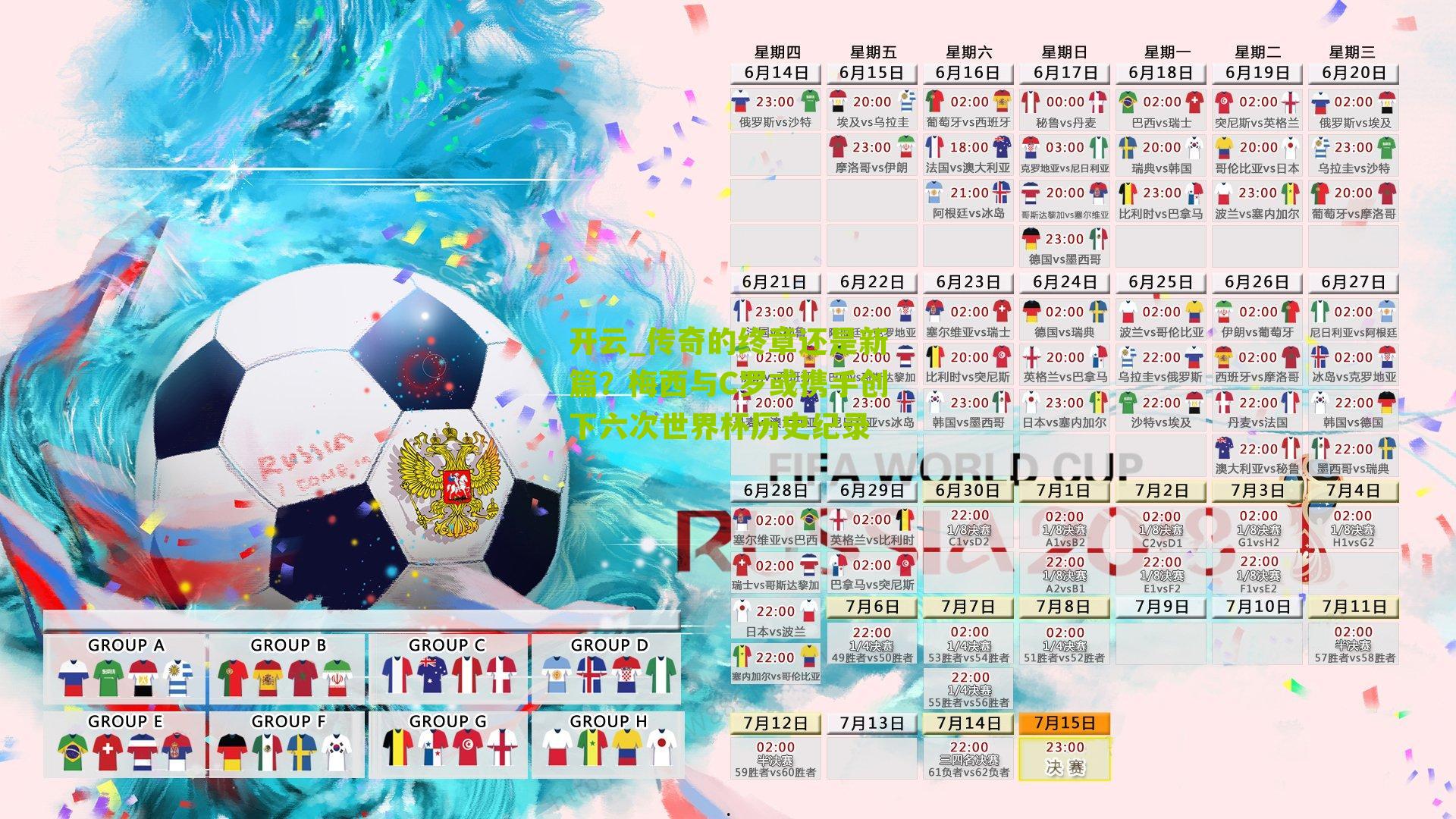 传奇的终章还是新篇？梅西与C罗或携手创下六次世界杯历史纪录